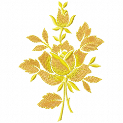 Flowers And Tree Embroidery Design 8
